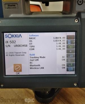 used-sokkia-ix-502-robotic-total-station-surveying